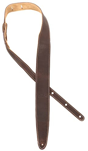 Taylor Gitarrengurt aus Leder/Wildleder, 6,3 cm, Schokoladenbraun