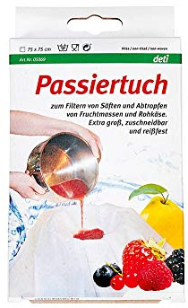 Deti Passiertuch 75x75cm Weiss