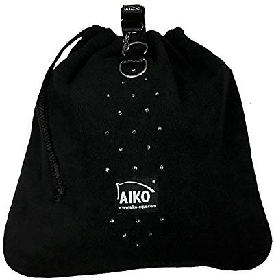 AIKO Reithelm Helmtasche - schwarz - Limited Edition - atmungsaktiv