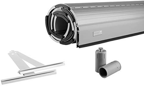 Schellenberg Rolladen Maßanfertigung, Rolladenpanzer Aluminium, Auswählbar: Breite 50-200 cm, Höhe 100-230 cm, System Maxi, Farben Grau, Anthrazit, Silber, Weiß