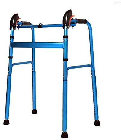 HWSY Standard-Gehgestell, Toilettenhandlauf, faltbar, höhenverstellbar, leichte Gehhilfe aus Aluminium, Gehhilfe für Erwachsene Senioren mit Behinderungen Interesting