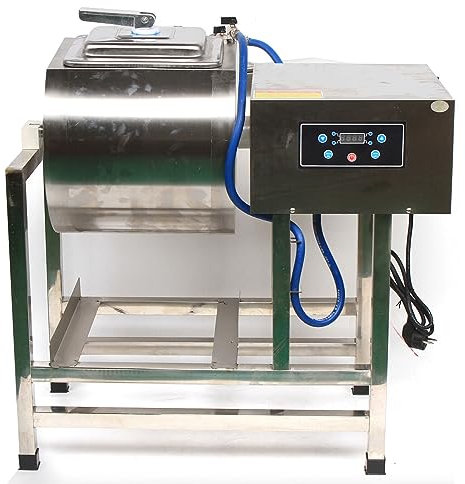 Tritacarne elettrico da 38 l, miscelatore elettrico per carne, 200 W, 220 V/50 Hz, in acciaio inox