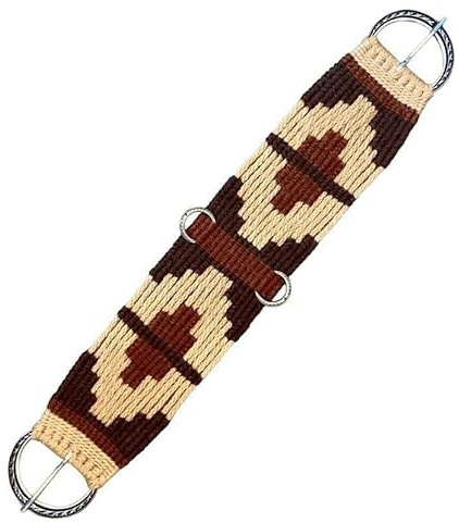 Cheval's Premium Sottosella Western in Lana Mohair per Cavallo 71 cm - Sottosella Traspirante con Fibbie in Acciaio Inox - Equipaggiamento Equestre Durevole e Confortevole - Ideale per Galoppo, Gare