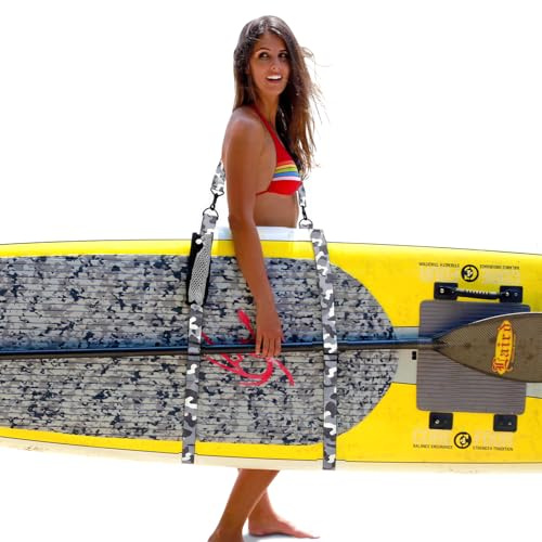 SUP-Now Paddleboard Tragegurt Schulterschlinge (1, Black Camo)