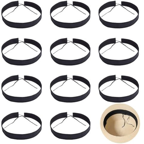 nbeads Réducteur de Taille de Chapeau, Bande Réglable en Polyester pour Casquette - Accessoires de Couture