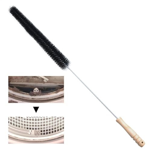 Dryer Pipe Brush - Refrigerator Brush Lint Remover, Portable Cleaning Brush | Washing Machine Cleaning Scrubber, Clothes Dryer Radiator Cleaner, Effective Cleaning Tool for Home Appliances
