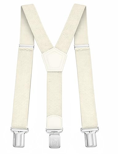 Glamexx24 Hosenträger für Herren Einstellbar und Elastisch, Y Form, Breit 4 cm mit 3 Starken Clips Einheitsgröße Hosenträger für Männer und Damen
