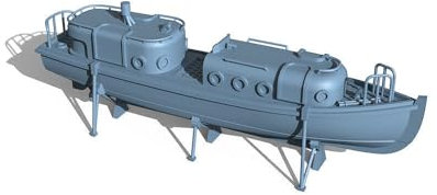 MRY-SFW 1/426 Model Upgrade USS Arizona 40ft Motorboat Navy Model Kit