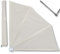 KDR Balkonfächer 120x120 cm Beige – Wind- & Sichtschutz für Balkon & Terrasse – Markise mit UV-beständigem Polyester – Klappbar mit Wandhalterung, Schutzhülle & Montagezubehör