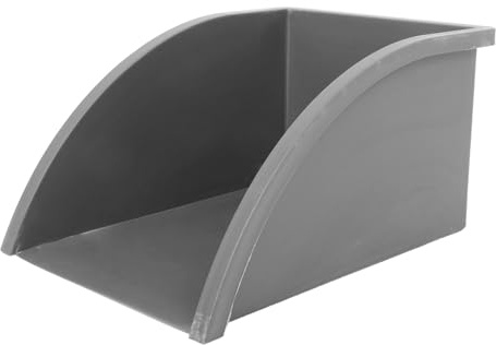 DECOMELODY Paraspruzzi per Grondaie in Plastica Grigia Vaschetta di Raccolta Acqua Piovana per Pluviali Deviatore D’Acqua Resistente per Protezione Giardino e Prevenzione Erosione Esterna