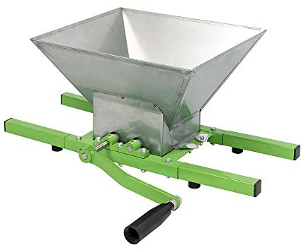 HENGMEI Broyeur à Fruits Hachoir à Fruits Presse à purée Moulin à Fruits Moulin à purée Hachoir Manuel 7l pour la préparation de Moût