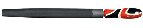 YATO Profi Metallfeile halbrund, glätten, längere Klinge 300 mm, T12 Stahl (YT-62351)