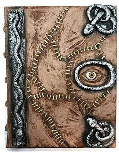 Hocus Pocus Buch der Zaubersprüche Requisite - Zauberbuch Halloween Dekoration Latex Necronomicon Kostüm Notizbuch Tagebuch Full Book with Pages