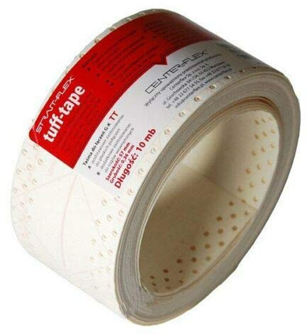 Strait Flex TUFF-TAPE Corner Rail Drywall Plasterboard Joint Tape Made in USA 10 m