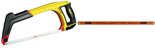 Stanley 0-20-108 Fatmax 5-in-1 Hacksaw & High Speed Steel Molybdenium Hacksaw Blades (2) 0 15 906