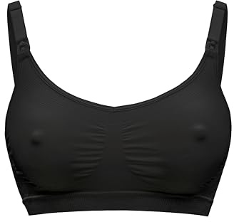 Medela Keep Cool Nahtloser Schwangerschafts- und Still-BH ohne Bügel – 2 eingewebte atmungsaktive Zonen – Soft-Touch-Stoff für angenehmen Halt