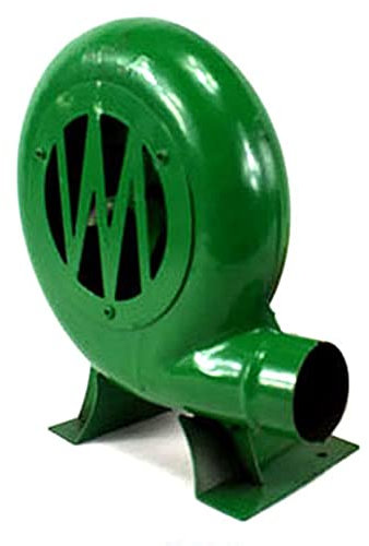 AZICYN 80-350W Ventilateur à manivelle Souffleur d'air Fer Gear Grill manuel Allume-feu Flamme Exciter pour BBQ Pique-nique Camping en plein air Randonnée (80W)