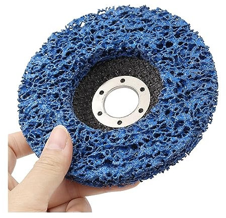 XiBany 1 pz Mola diamantata Disco lamellare Utensile abrasivo Smerigliatrice a nastro Lucidatura Ruote lucidanti Accessori smerigliatrice angolare 100/115/125mm (Color : Blue, Size : 115mm)