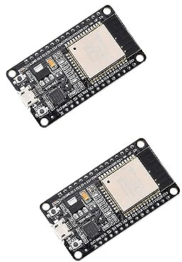 2 pezzi ESP-WROOM-32 Scheda di Sviluppo,Modulo ESP-32S con chip CP2102 Processore Microcontrollore dual core WiFi + Bluetooth a 2,4 GHz a Doppia Modalità