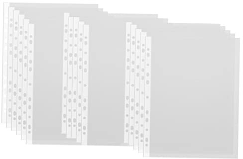 EXCEART 100St Aktenaufbewahrungstaschen durchsichtige Umschläge briefumschläge Dokumententaschen mit losen Blättern Schützende Aktentaschen staubdicht Schutzfilm Aktenregal Mappe a4