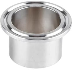 WOMELF Länge 28,6 mm, 3/4 Zoll, 1 Zoll, 2 Zoll, 7,6 cm, 10,2 cm, Rohr-Außendurchmesser 19 mm-108 mm, Edelstahl, SS304, Sanitärarmatur, Tri-Klemm-Ferule, Heimbrauen, Größe: 108 mm x Zwinge 119