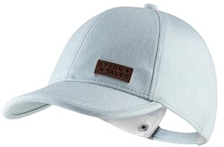 Sterntaler Basecap Jeans - Jungen Baseball Cap mit Metallschließe zur Größenregulierung - Sommer Basecap in Denim Optik - Sportive Baby und Kinder Schirmkappe, UV-Schutz 50+, helltürkis, Größe 55
