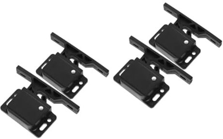 SEWOART 4 Sets Druckknopfverriegelung Kabinentürstopper Riegel Für Schränke Schubladen