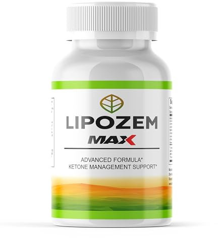 Lipozem Max - Advanced Fat Burner, Natural Weight Loss Support with L-Carnitine, Garcinia Cambogia & Cayenne, Vegan Capsules, 60 Count, Slim Warriors