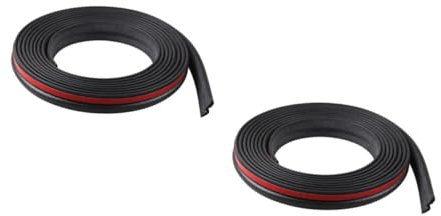 Mobestech 2 Pièces 4 Bande d'isolation phonique anti-collision Joint étanche auto bloqueur de bruit de porte insonorisation Portes de voiture Bande d'isolation phonique de porte de voiture
