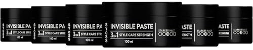 Syoss Unsichtbares Wachs, unsichtbare Paste/Salbe, natürliches Finish und weicher Halt, ohne Silikone und ohne Alkohol, 6 Stück à 100 ml (600 ml)