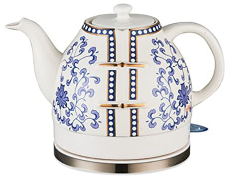 QTYQWC Bollitore Elettrico in Ceramica Caldatura Automatica della teiera a teiera Caldaia bollire Protezione secca Distentatori di Acqua Calda per Cucina in casa (b) ambizione Alta Speranza