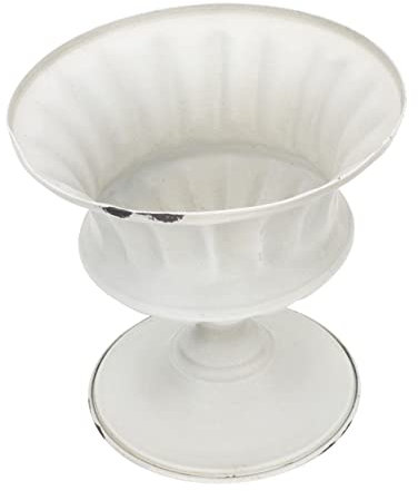 BEBEMOKO Vintage Metall-blumeneimer Dekorativer Übertopf Für Balkon Tisch Und Zimmer Robustes Eisen Retro Design Pflegeleicht Als Blumentopf Und Dekoration Im Europäischen Stil