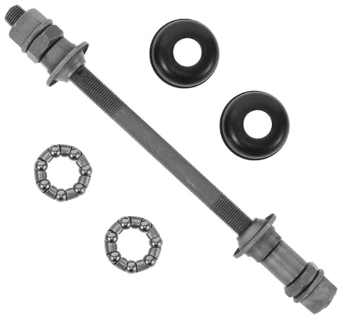 Toyvian 1set Mozzo Perno Ruota Anteriore Posteriore per Bicicletta da Montagna Kit Riparazione Bicicletta Cuscinetti Sfere Sgancio Rapido