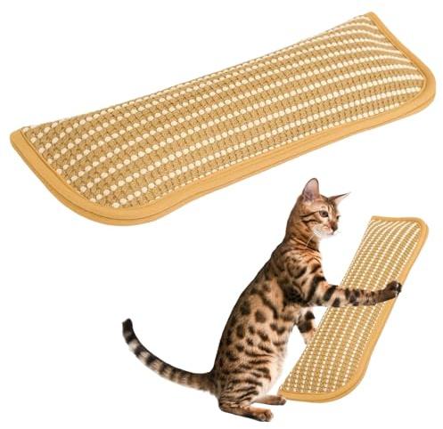 Qnvyw Katzenminze Spielzeug, Großes Jute Kratzbrett Für Katzen, Katzenminze Kissen Für Hauskatzen Und Kätzchen, 35x10x3 cm, Ideal Für Spielen Und Kratzverhalten