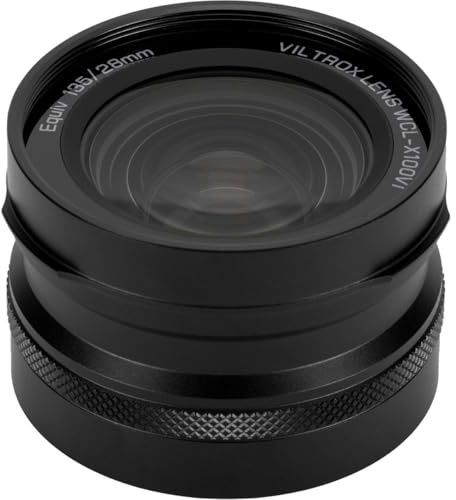 Viltrox WCL-X100VI Wide Conversion Lens for Fujifilm X100 Series Cameras, Black