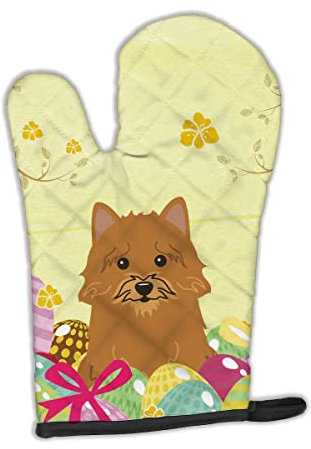 Caroline 's Treasures Ostern Eier Norwich Terrier Ofenhandschuh, multicolor, 30,5 x 21,6 cm