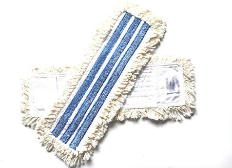 2xProfessional 42cm Microfaser Cotton Wischmop passt HaRa Jemako Mophalter