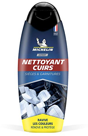 MICHELIN EXPERT 009439 Nettoyant Cuirs Voiture, Ravive et Protege, 500 ml