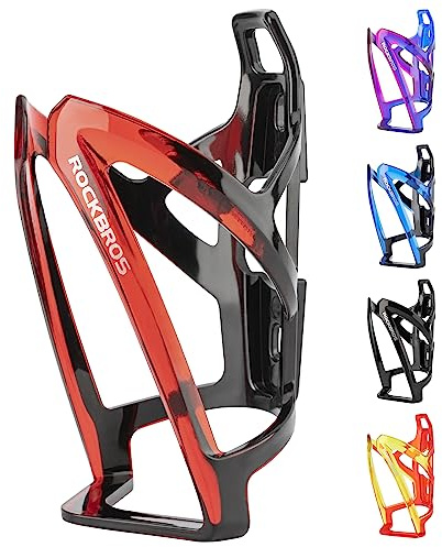 ROCKBROS Bike Water Bottle Holder Ultra-Light Bicycle Bottle Cages with Screws Tool, Universal Bike Cup Holder Rack for Road MTB Bikes