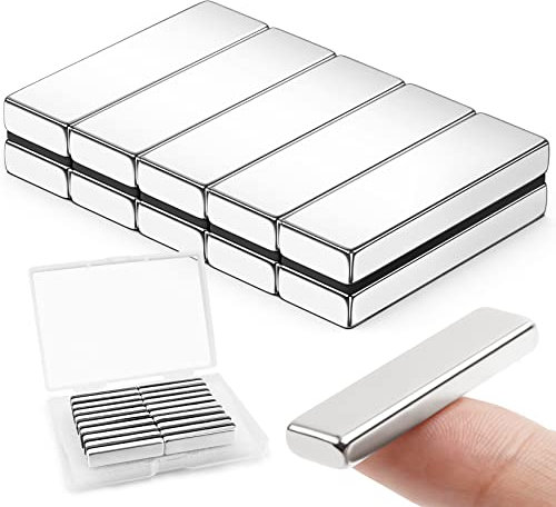 FINDMAG Strong Neodymium Magnetic Bar, Fridge Magnetic Bar, Whiteboard Magnets, Rare Earth Magnets, Magnet for Kitchen DIY Tool Office Locker Iron Shelf.