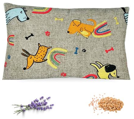 Saco de Semillas para Microondas | Saco Térmico Semillas, con Efecto Calor y Frío | Bolsa Semillas, Cojín Lumbar de Trigo y Lavanda, para un Confort Natural.