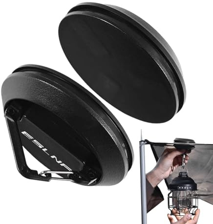 Quzente Magnetische Licht Clips, Outdoor Camping Zelt Magnethaken, Tragbarer Camping Licht Haken, Outdoor Zelt Überdachungsbehänge Schnallen Haken Verschlüsse