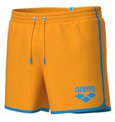 ARENA Men's Big Logo Borders Beach Short Short de Playa Hombre (Pack de 1)