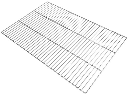 Grille antidérapante en acier zingué résistant pour four et barbecue, design antirouille, ajustement universel pour la cuisine et le grill, 60 x 30 cm