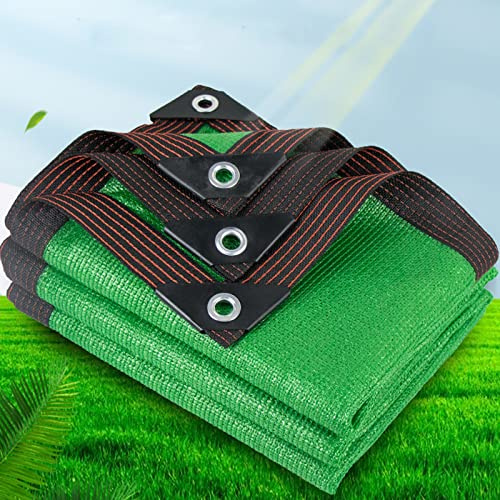 Telo ombreggiante da giardino, 80% protezione solare, verde, resistente ai raggi UV, traspirante, telone per serra/posto auto coperto, 10 x 15 m