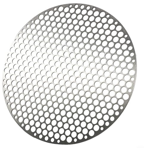 Griglia rotonda multifunzione in acciaio inox per barbecue, cottura e raffreddamento di torte, torte e verdure (26 cm)
