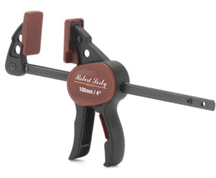 Robert Sorby Select Micro serre-joint à une main 100 mm 4 serrage rapide écarteur 25 kgf profondeur 36 mm poignée ergonomique