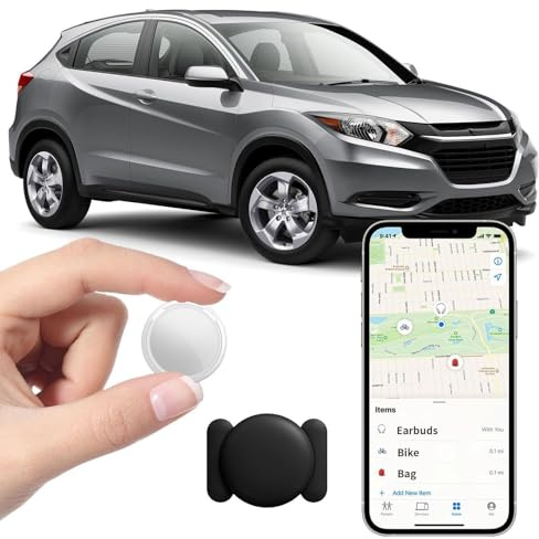 Air Tracker Apple GPS-Tracker für Autos Alltag (Nur iOS) Kompatibel mit Apple „Wo ist?“ Echtzeit Track Globale Abdeckung Verstecktes Ortungsgerät Keine monatliche Gebühr oder Abonnement -Magnetgehäuse