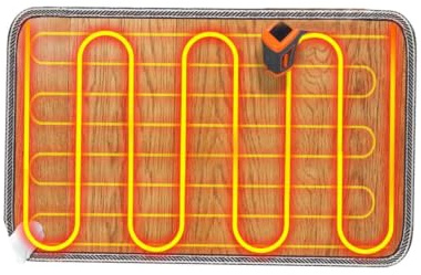 Tappetini Riscaldati Elettrici - Tappetino Riscaldante Per Pavimento In Grafene, Tappetino Riscaldante Elettrico Riscaldatore Per Piedi A Risparmio Energetico | Poggiapiedi Riscaldato Per Sotto Il Tap