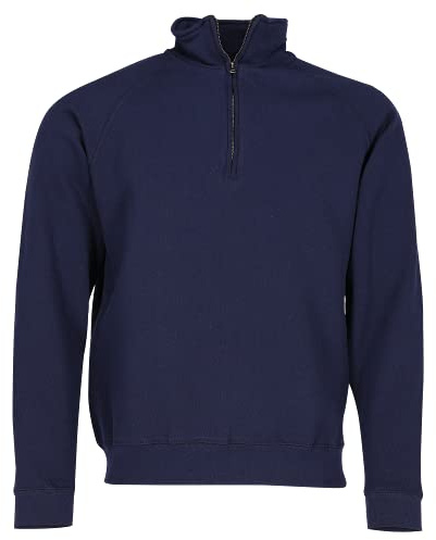 Fruit of The Loom Herren Sweater Fleece Quarter Zip Pullover (Sizes S-XXL) Pullover